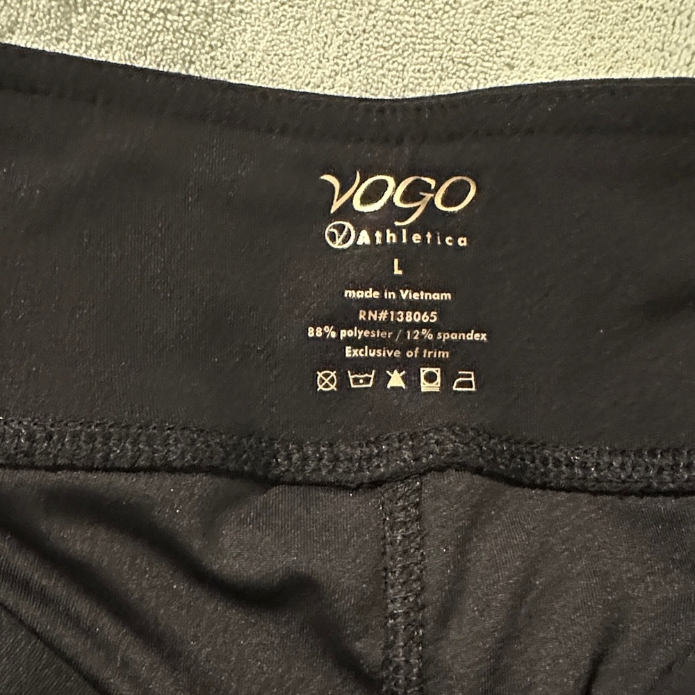 NWT VOGO Athletica Black Leggings